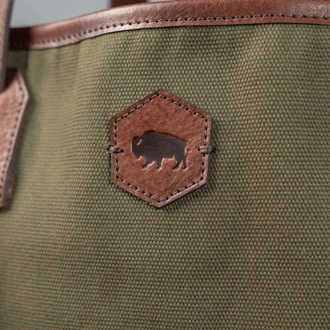Buffalo Jackson Trading Co. Limited Edition 10-Year Tote Bag | Olive Buffalo Jackson Trading Co. Limited Edition 10-Year Tote Bag | Olive