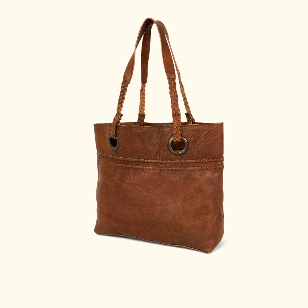 Buffalo Jackson Trading Co. Camden Braided Leather Tote | Hickory Leather Totes Buffalo Jackson Trading Co. Camden Braided Leather Tote | Hickory Leather Totes