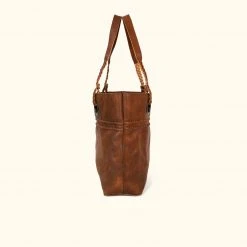 Buffalo Jackson Trading Co. Camden Braided Leather Tote | Hickory Leather Totes 4 Buffalo Jackson Trading Co. Camden Braided Leather Tote | Hickory Leather Totes