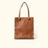 Buffalo Jackson Trading Co. Chelsea Leather Tote Bag | Honey Brown