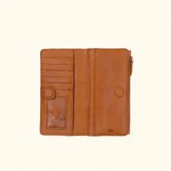 Buffalo Jackson Trading Co. Chelsea Leather Wallet | Honey Brown