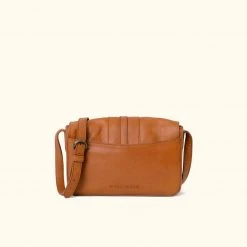 Buffalo Jackson Trading Co. Chelsea Leather Crossbody Purse | Honey Brown