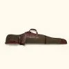 Buffalo Jackson Trading Co. Dakota Waxed Canvas Rifle Case | Green W/ Dark Briar Leather New 1 Buffalo Jackson Trading Co. Dakota Waxed Canvas Rifle Case | Green W/ Dark Briar Leather New