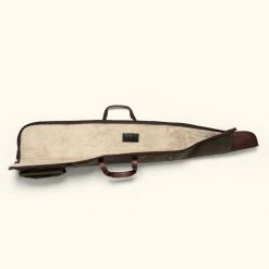 Buffalo Jackson Trading Co. Dakota Waxed Canvas Shotgun Case | Green W/ Dark Briar Leather 14 Buffalo Jackson Trading Co. Dakota Waxed Canvas Shotgun Case | Green W/ Dark Briar Leather