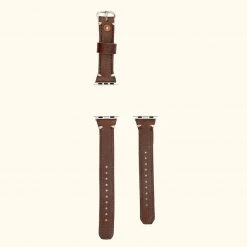 Buffalo Jackson Trading Co. Outlet Dakota Leather Apple Watch Bands | Dark Hazelnut