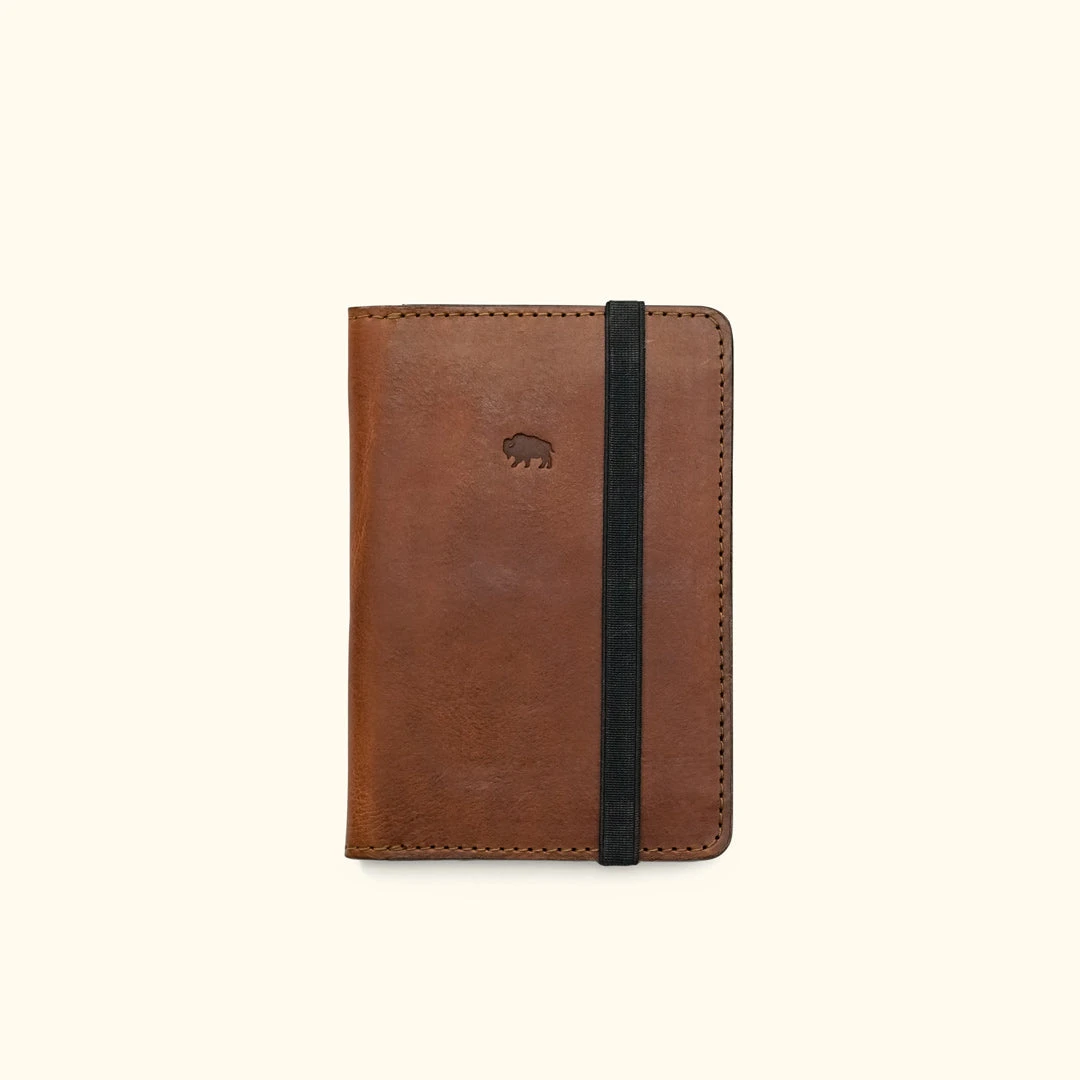 Buffalo Jackson Trading Co. Dakota Leather Field Notes Cover & Passport Travel Wallet | Chestnut Brown Buffalo Jackson Trading Co. Dakota Leather Field Notes Cover & Passport Travel Wallet | Chestnut Brown