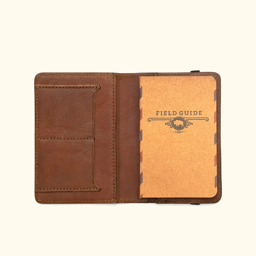 Buffalo Jackson Trading Co. Dakota Leather Field Notes Cover & Passport Travel Wallet | Chestnut Brown Buffalo Jackson Trading Co. Dakota Leather Field Notes Cover & Passport Travel Wallet | Chestnut Brown