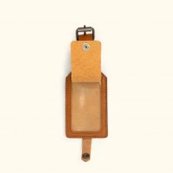 Buffalo Jackson Trading Co. Dakota Leather Luggage Tag | Saddle Tan