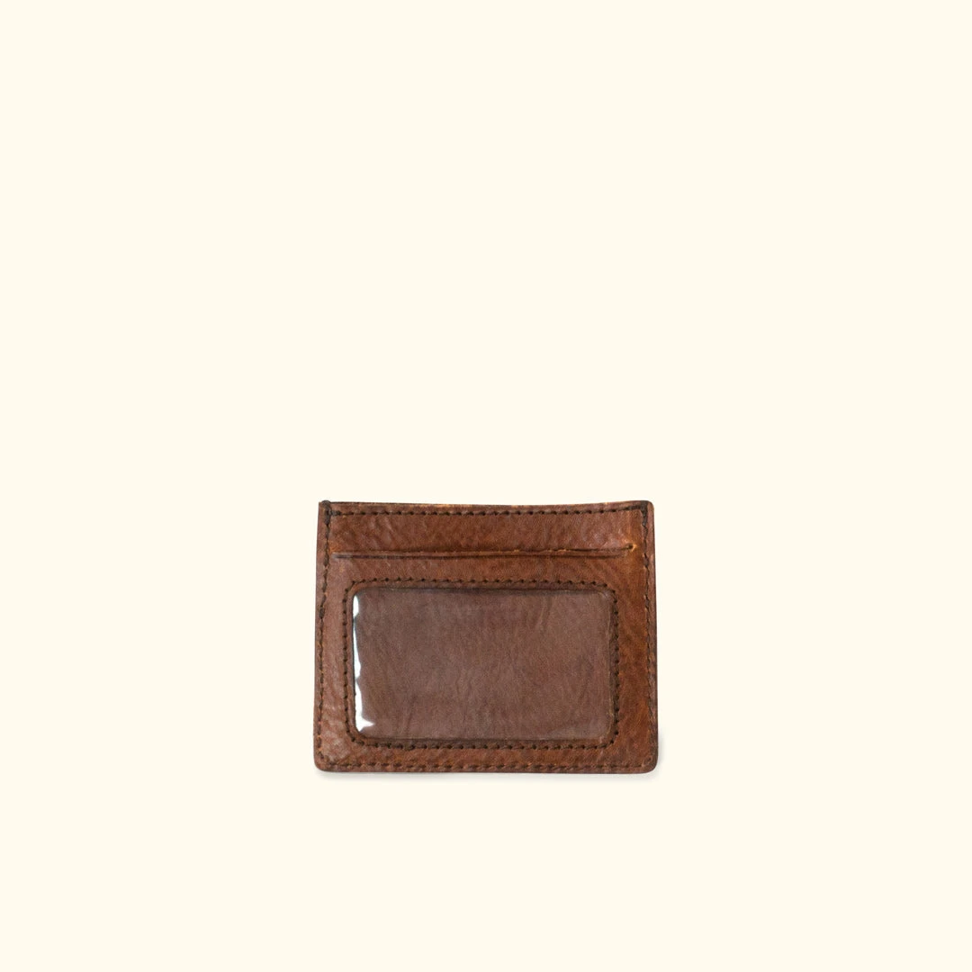 Buffalo Jackson Trading Co. Dakota Vintage Leather Slim ID Wallet | Chestnut Brown Buffalo Jackson Trading Co. Dakota Vintage Leather Slim ID Wallet | Chestnut Brown