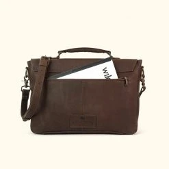 Buffalo Jackson Trading Co. Best Sellers Denver Leather Laptop Messenger Bag | Dark Briar 5 Buffalo Jackson Trading Co. Best Sellers Denver Leather Laptop Messenger Bag | Dark Briar