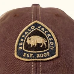 Buffalo Jackson Trading Co. Hats Established '09 Trucker Hat | Burgundy 4 Buffalo Jackson Trading Co. Hats Established '09 Trucker Hat | Burgundy