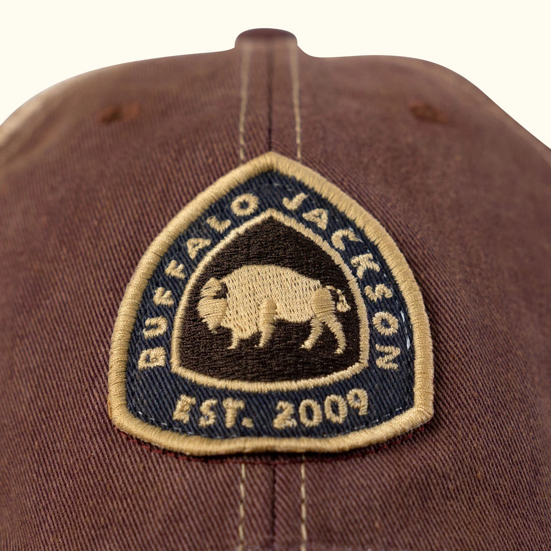 Buffalo Jackson Trading Co. Hats Established '09 Trucker Hat | Burgundy Buffalo Jackson Trading Co. Hats Established '09 Trucker Hat | Burgundy