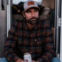 Buffalo Jackson Trading Co. Fairbanks Flannel Shirt | Ember Sky