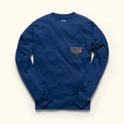 Buffalo Jackson Trading Co. Apparel Grand Teton National Park L/S Tee | Royal Blue