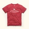 Buffalo Jackson Trading Co. Graphic Logo Tee | Heather Maroon 1 Buffalo Jackson Trading Co. Graphic Logo Tee | Heather Maroon