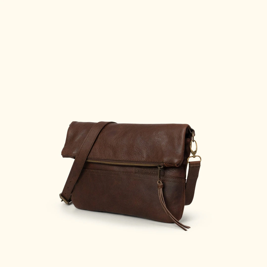 Buffalo Jackson Trading Co. Madison Leather Crossbody Foldover Clutch | Dark Hazelnut Buffalo Jackson Trading Co. Madison Leather Crossbody Foldover Clutch | Dark Hazelnut