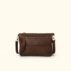Buffalo Jackson Trading Co. Madison Leather Crossbody Foldover Clutch | Dark Hazelnut 5 Buffalo Jackson Trading Co. Madison Leather Crossbody Foldover Clutch | Dark Hazelnut