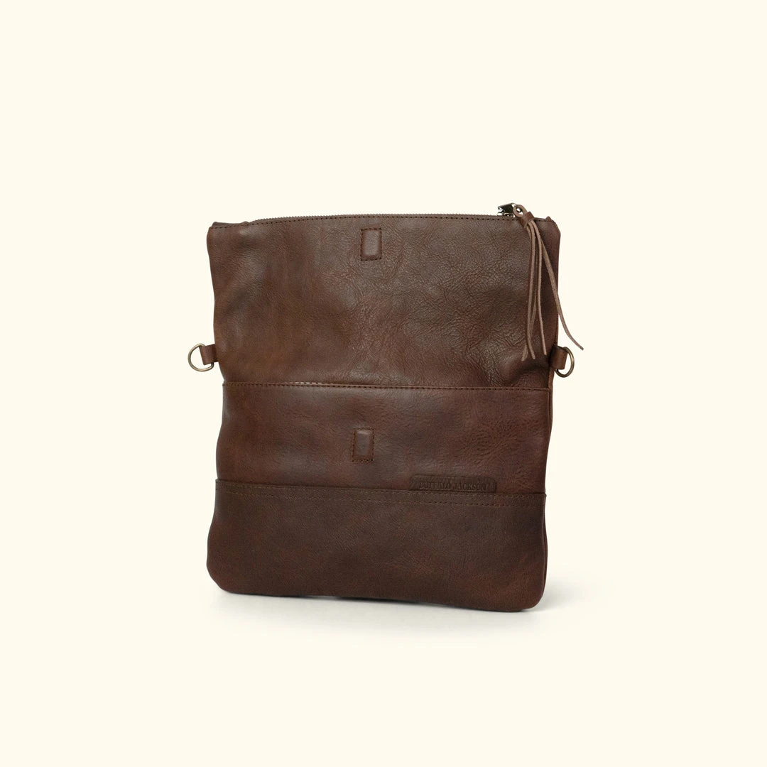 Buffalo Jackson Trading Co. Madison Leather Crossbody Foldover Clutch | Dark Hazelnut Buffalo Jackson Trading Co. Madison Leather Crossbody Foldover Clutch | Dark Hazelnut