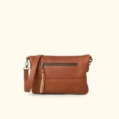 Buffalo Jackson Trading Co. Madison Leather Crossbody Foldover Clutch | Saddle Tan 14 Buffalo Jackson Trading Co. Madison Leather Crossbody Foldover Clutch | Saddle Tan