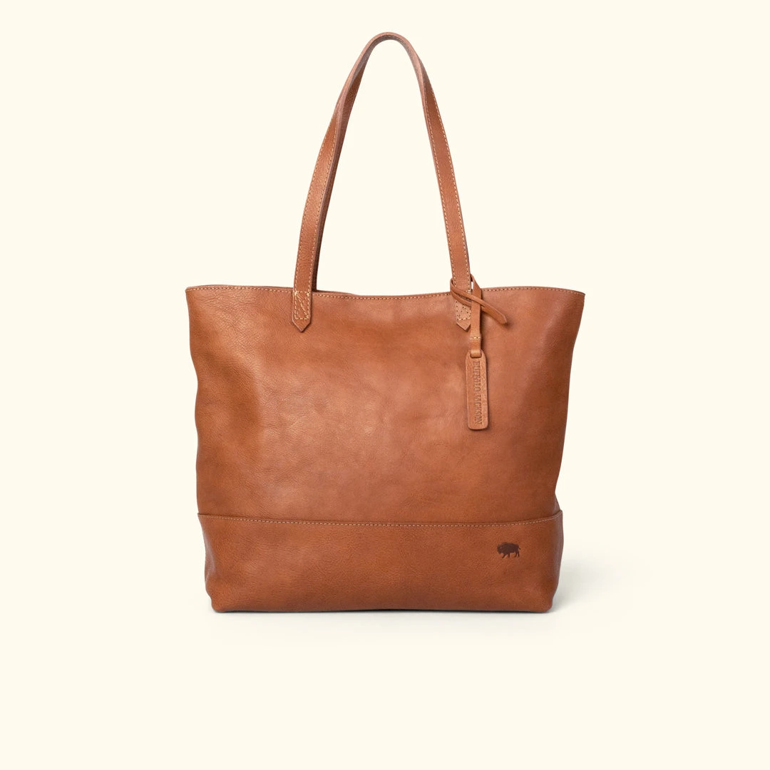 Buffalo Jackson Trading Co. Madison Leather Tote Bag | Saddle Tan Leather Totes Buffalo Jackson Trading Co. Madison Leather Tote Bag | Saddle Tan Leather Totes