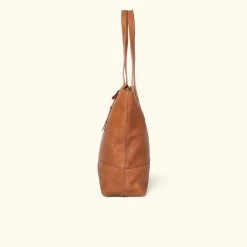 Buffalo Jackson Trading Co. Madison Leather Tote Bag | Saddle Tan Leather Totes 4 Buffalo Jackson Trading Co. Madison Leather Tote Bag | Saddle Tan Leather Totes