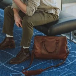 Buffalo Jackson Trading Co. Jefferson Leather Attache | Elderwood