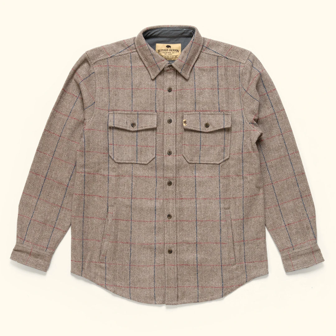 Buffalo Jackson Trading Co. Riverton Wool Shirt Jac | Mountain Brown Apparel Buffalo Jackson Trading Co. Riverton Wool Shirt Jac | Mountain Brown Apparel