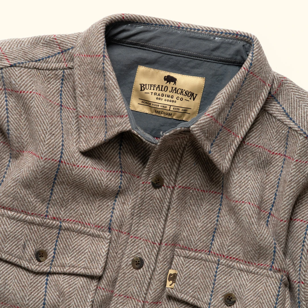 Buffalo Jackson Trading Co. Riverton Wool Shirt Jac | Mountain Brown Apparel Buffalo Jackson Trading Co. Riverton Wool Shirt Jac | Mountain Brown Apparel