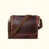 Buffalo Jackson Trading Co. Best Sellers Roosevelt Buffalo Leather Satchel Messenger Bag | Dark Oak 2 Buffalo Jackson Trading Co. Best Sellers Roosevelt Buffalo Leather Satchel Messenger Bag | Dark Oak