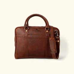Buffalo Jackson Trading Co. Ryder Reserve Bison Leather Laptop Briefcase | Brown