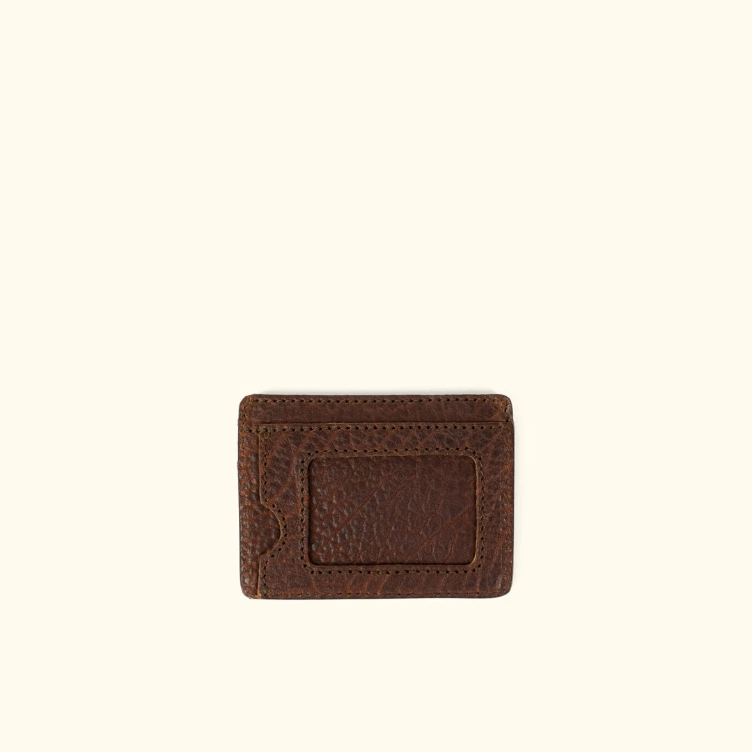 Buffalo Jackson Trading Co. Ryder Reserve Bison Leather Slim ID Wallet | Brown 4 Buffalo Jackson Trading Co. Ryder Reserve Bison Leather Slim ID Wallet | Brown
