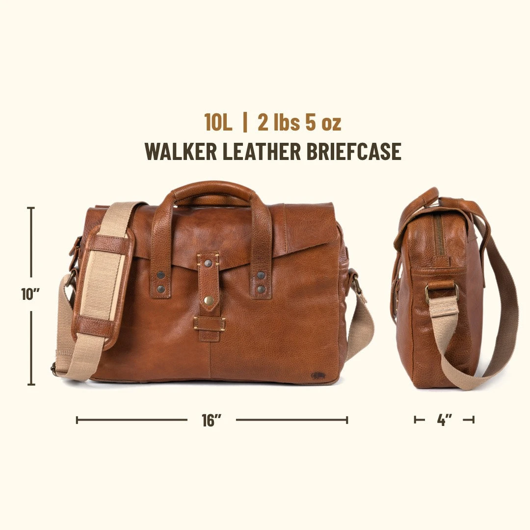 Buffalo Jackson Trading Co. Walker Leather Briefcase Bag | Rustic Tan Buffalo Jackson Trading Co. Walker Leather Briefcase Bag | Rustic Tan