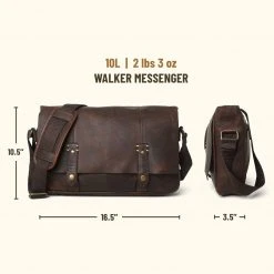 Buffalo Jackson Trading Co. Walker Leather Messenger Bag | Vintage Oak Leather Messenger Bags 7 Buffalo Jackson Trading Co. Walker Leather Messenger Bag | Vintage Oak Leather Messenger Bags
