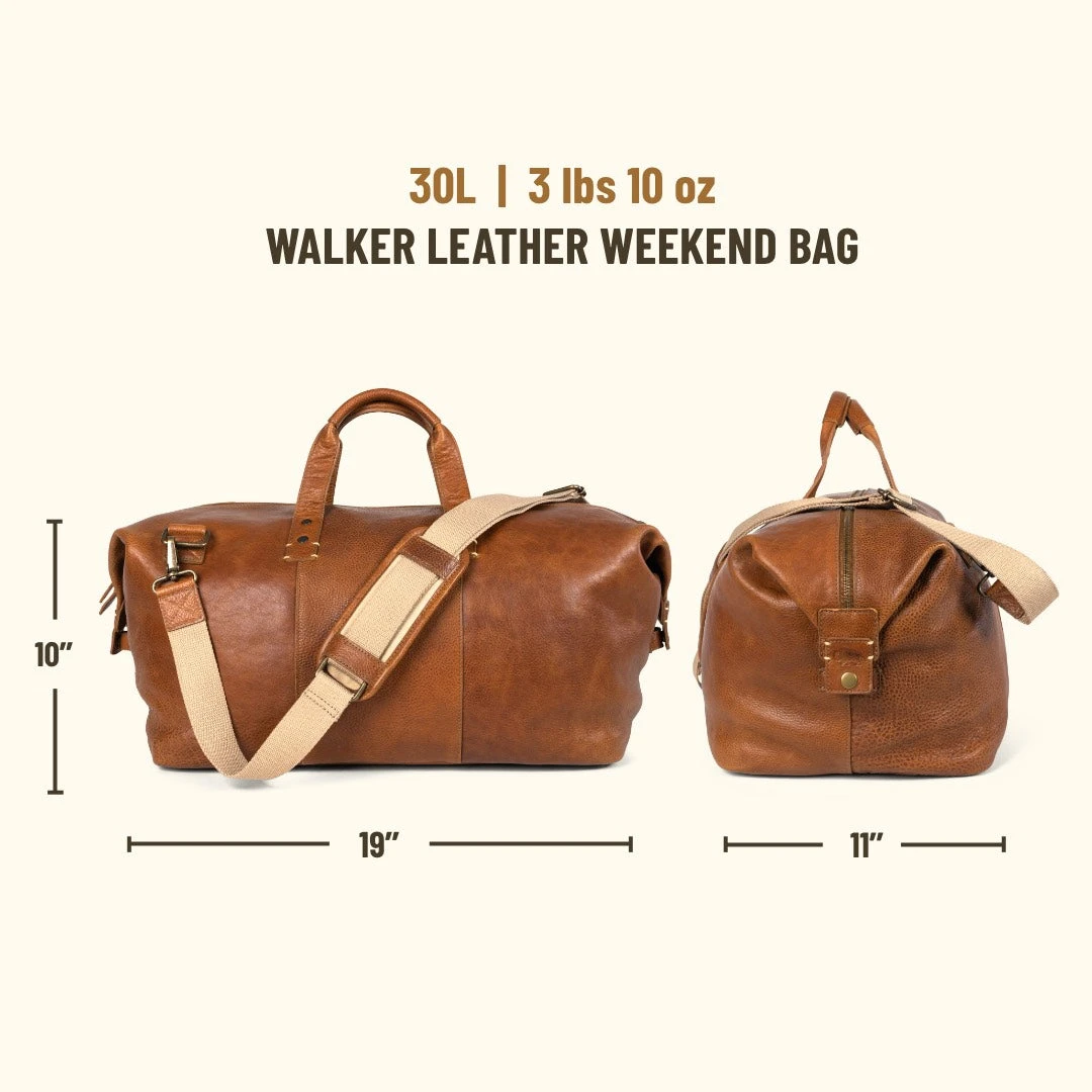 Buffalo Jackson Trading Co. Walker Leather Weekend Bag | Rustic Tan Buffalo Jackson Trading Co. Walker Leather Weekend Bag | Rustic Tan