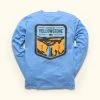 Buffalo Jackson Trading Co. Yellowstone National Park L/S Tee | Powder Blue