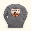 Buffalo Jackson Trading Co. Yosemite National Park L/S Tee | Vintage Gray