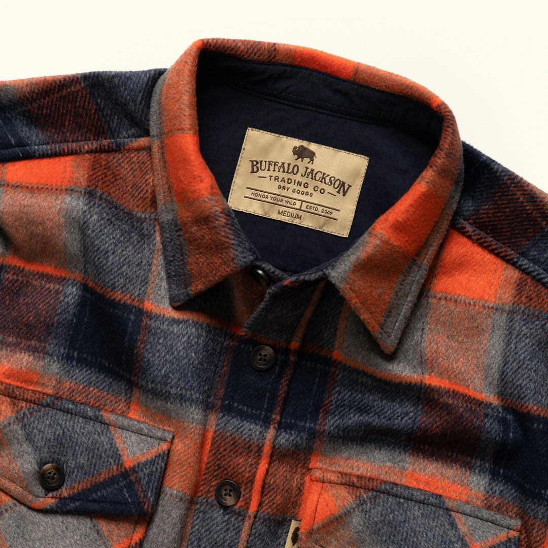 Buffalo Jackson Trading Co. Apparel Yukon Wool Shirt Jac | Midnight Fire 6 Buffalo Jackson Trading Co. Apparel Yukon Wool Shirt Jac | Midnight Fire