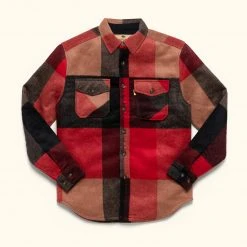 Buffalo Jackson Trading Co. Yukon Wool Shirt Jac | Red Valley Plaid 4 Buffalo Jackson Trading Co. Yukon Wool Shirt Jac | Red Valley Plaid
