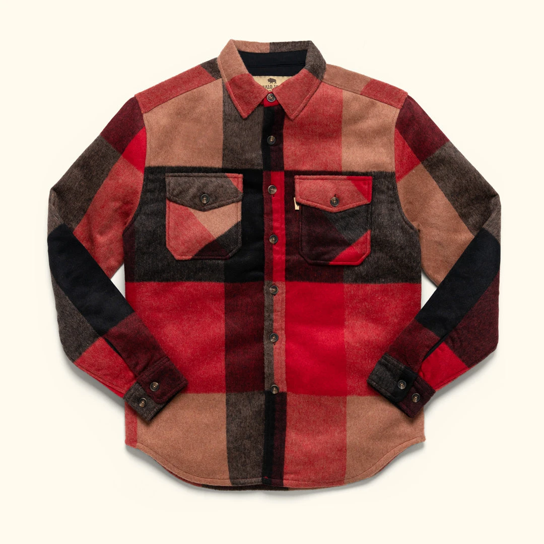 Buffalo Jackson Trading Co. Yukon Wool Shirt Jac | Red Valley Plaid Buffalo Jackson Trading Co. Yukon Wool Shirt Jac | Red Valley Plaid