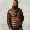 Buffalo Jackson Trading Co. Leather Jackets Bridger Leather Down Vest | Dark Brown 2 Buffalo Jackson Trading Co. Leather Jackets Bridger Leather Down Vest | Dark Brown
