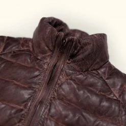 Buffalo Jackson Trading Co. Leather Jackets Bridger Leather Down Vest | Dark Brown 10 Buffalo Jackson Trading Co. Leather Jackets Bridger Leather Down Vest | Dark Brown