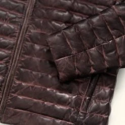 Buffalo Jackson Trading Co. Leather Jackets Bridger Leather Down Jacket | Dark Brown 22 Buffalo Jackson Trading Co. Leather Jackets Bridger Leather Down Jacket | Dark Brown