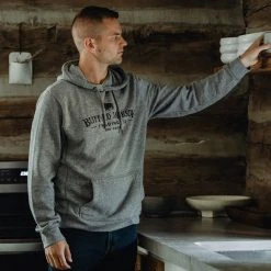 Buffalo Jackson Trading Co. Apparel Hooded Sweatshirt | Heather Grey