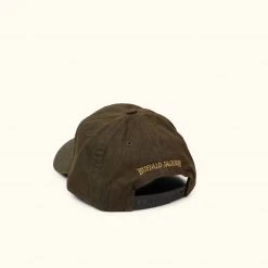Buffalo Jackson Trading Co. Buffalo Jackson Stamp Logo - Leather Patch Hat | Brown