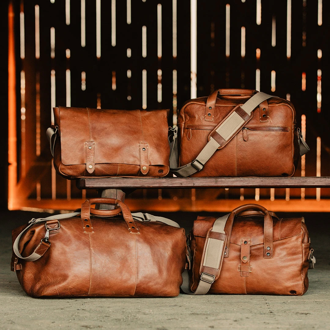 Buffalo Jackson Trading Co. Leather Messenger Bags Walker Leather Messenger Bag | Rustic Tan Buffalo Jackson Trading Co. Leather Messenger Bags Walker Leather Messenger Bag | Rustic Tan