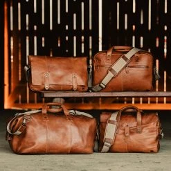 Buffalo Jackson Trading Co. Walker Leather Briefcase Bag | Rustic Tan 9 Buffalo Jackson Trading Co. Walker Leather Briefcase Bag | Rustic Tan
