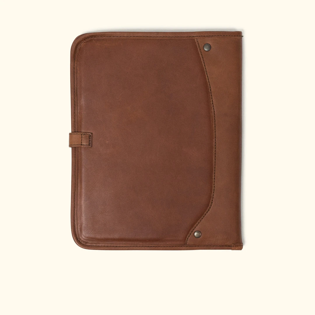 Buffalo Jackson Trading Co. Denver Leather Travel Padfolio | Autumn Brown 5 Buffalo Jackson Trading Co. Denver Leather Travel Padfolio | Autumn Brown