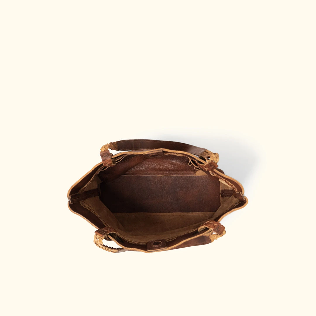 Buffalo Jackson Trading Co. Camden Braided Leather Tote | Hickory Leather Totes Buffalo Jackson Trading Co. Camden Braided Leather Tote | Hickory Leather Totes