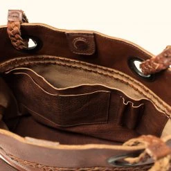 Buffalo Jackson Trading Co. Camden Braided Leather Tote | Hickory Leather Totes 7 Buffalo Jackson Trading Co. Camden Braided Leather Tote | Hickory Leather Totes