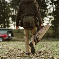 Buffalo Jackson Trading Co. Dakota Waxed Canvas Shotgun Case | Green W/ Dark Briar Leather 19 Buffalo Jackson Trading Co. Dakota Waxed Canvas Shotgun Case | Green W/ Dark Briar Leather